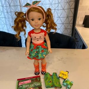 American Girl Wellie Wisher doll, Willa - with accessories